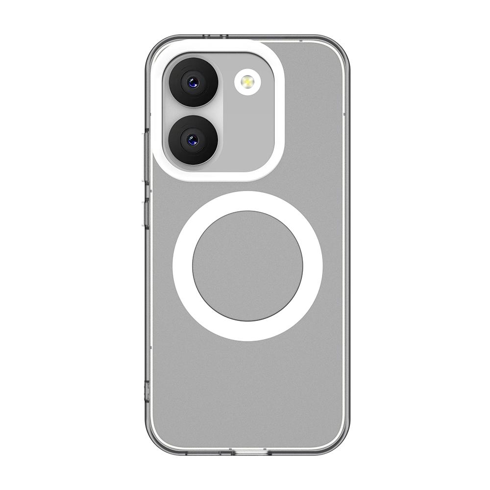 Чехол для Poco X8 Pro Магнитная Беспроводная Зарядка Fundas Оболочка Poco X8 Pro Coque Матовая Полупрозрачная Пластиковая Защитная Крышка для Телефона Poco X8 Pro