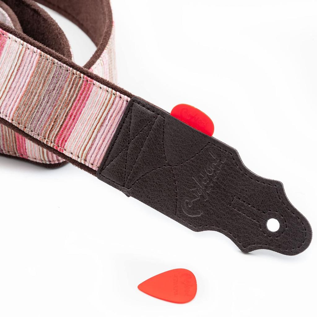 Straps Guitar 5cm Caravan Red RightOn! Strap, Wide, 85-150cm Long,