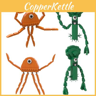 Лабиринт Ведьмы Конструктор Совместимый с Лего, Украшение Стола Зеленая Капуста, Сделай Сам Игрушка для Детей