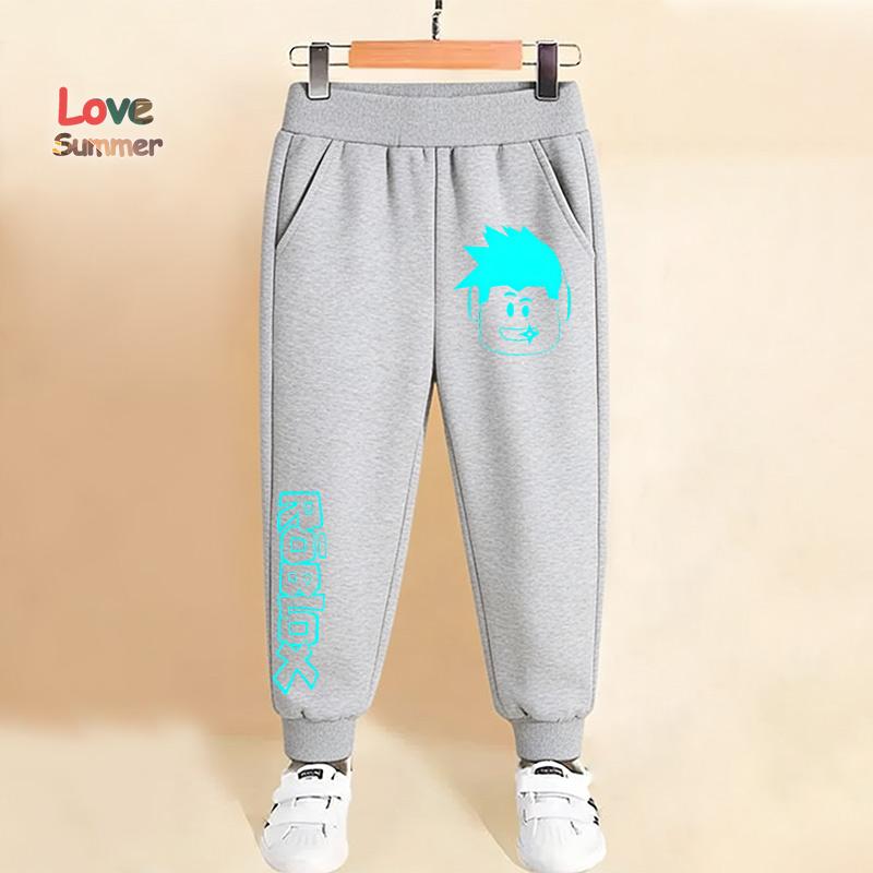 Брюки для мальчиков roblox детские брюки горячий игровой принт Брюки для детей Спортивные штаны Повседневная детская одежда 4-14 лет Подарок на день рождения