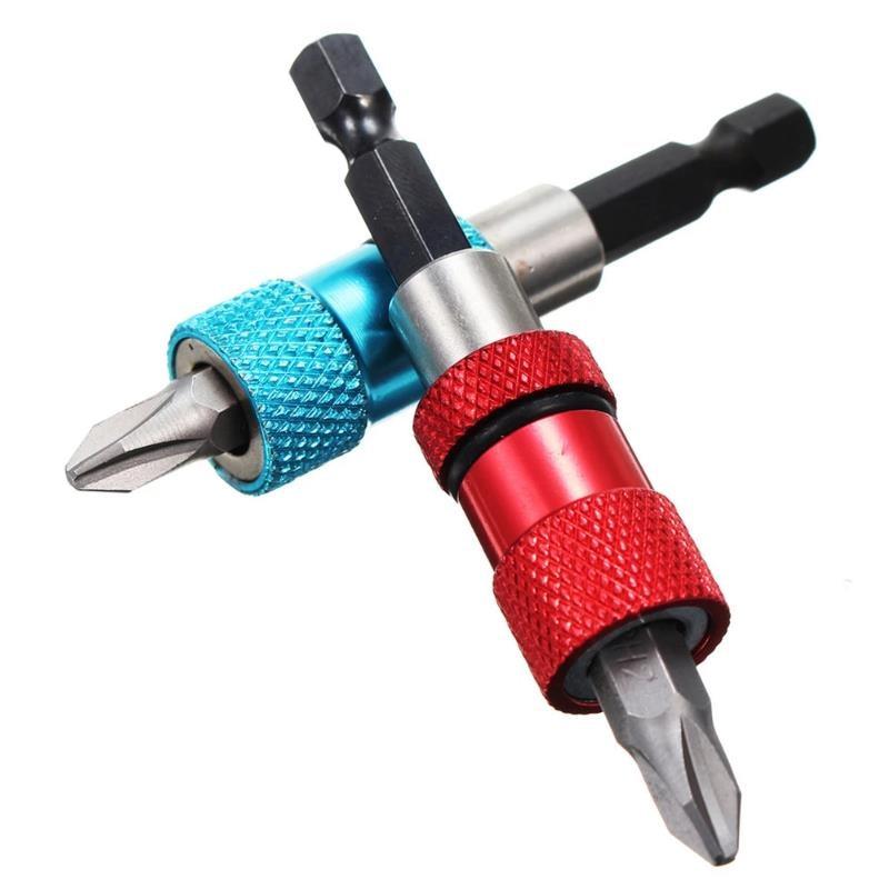 Adjustable Screw Depth Magnetic Screwdriver Bit Holder 1/4 Inch Hex Driver with PH2 Scewdriver Bit