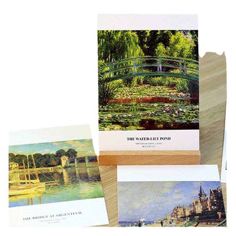 30 Аниме-открыток Моне, расписанных вручную: Изысканные Креативные Иллюстрации Поздравительные Открытки