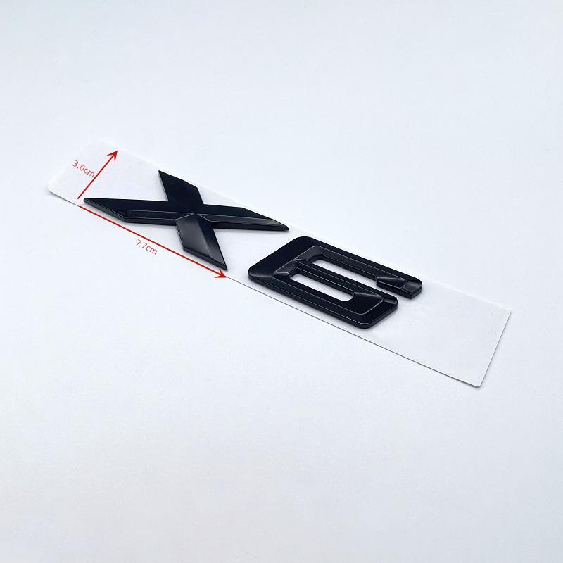 Наклейка на автомобильную эмблему 3D ABS глянцевая черная SDrive18i 20i 23i 25i 28i 30i 35i 40i 45i 50i 55i для BMW X1 X2 X3 X4 X5 X6 X7 GT