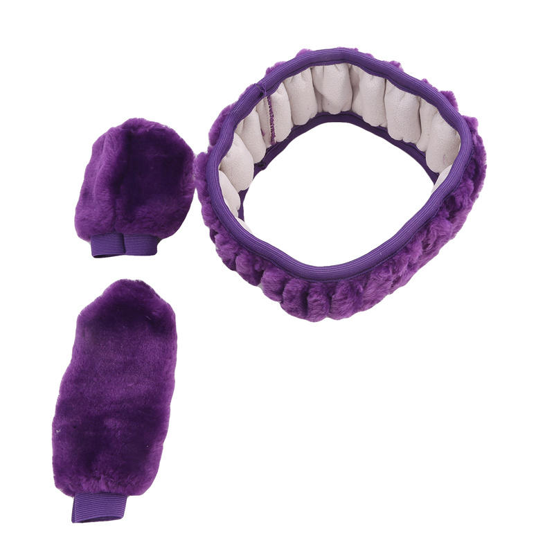 Мягкий шерстяной чехол на руль, аксессуар для ручного тормоза, чехол для салона автомобиля