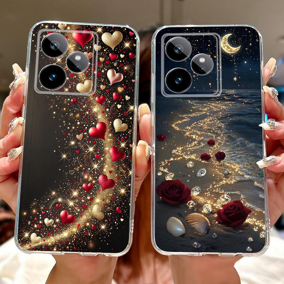 Чехол для Realme GT7 5G RMX5061 Новый модный расписной чехол Мягкий силиконовый чехол для телефона Для Realme GT 7T GT7 Pro RealmeGT 7 Pro Fundas
