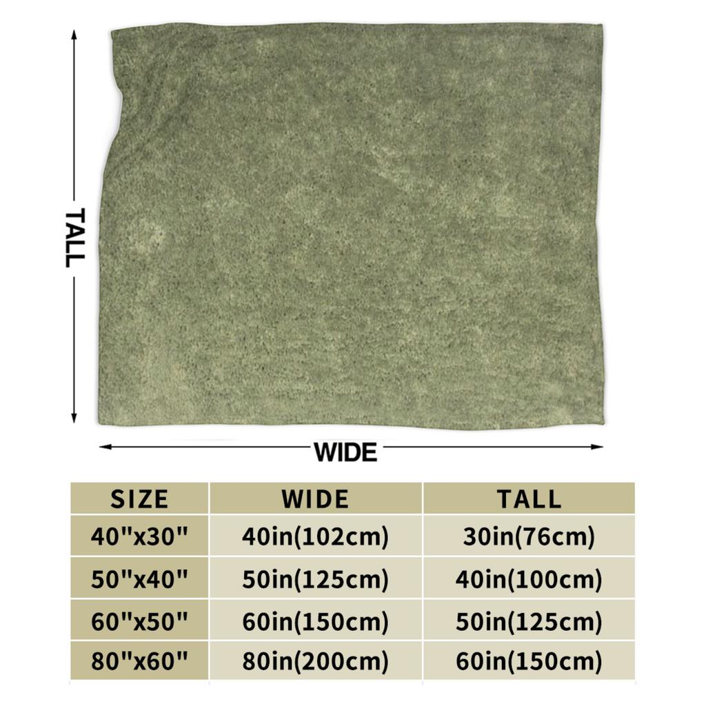 Relax Grass Battlemat Grassland Land Greenery Blanket Stuff Room Decorative Throw Blankets Warm Velvet for Bedroom