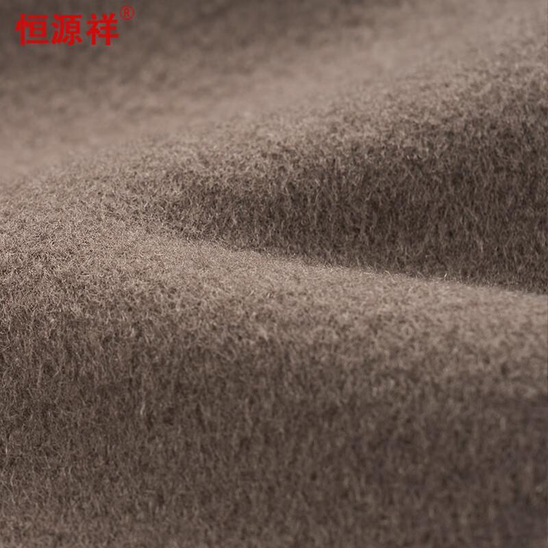 Мужское двустороннее шерстяное пальто Hengyuanxiang со съемным пуховым подкладом