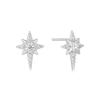 ANIA HAIE Silver Octagonal Star Stud 925 Silver Earrings E065-02H