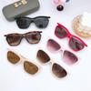 Travel Sunscreen Uv Protection Children'S Sunglasses Summer Girls Box Sunglasses Baby Travel Concave Glasses
