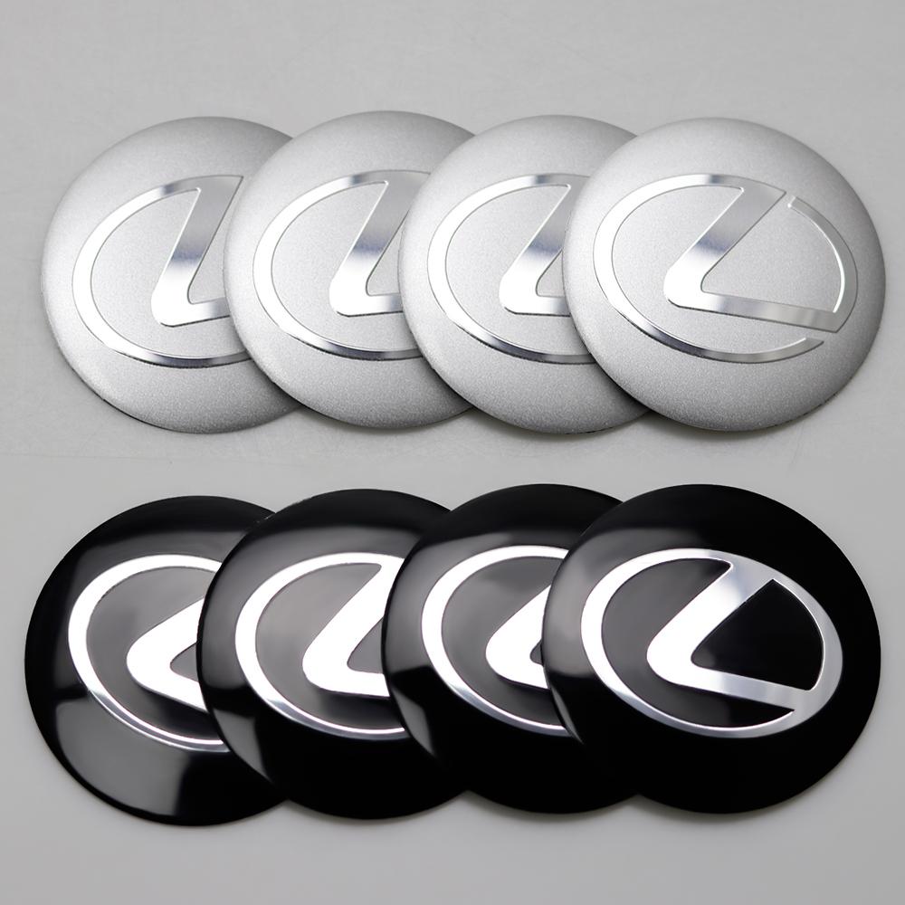 4Pc 56/60MM Car Emblem Wheel Center Cover Hub Accessories For Lexus CT200h NX300h RX300 RX330 F Sport IS RX NX ES LS GS UX LX LC