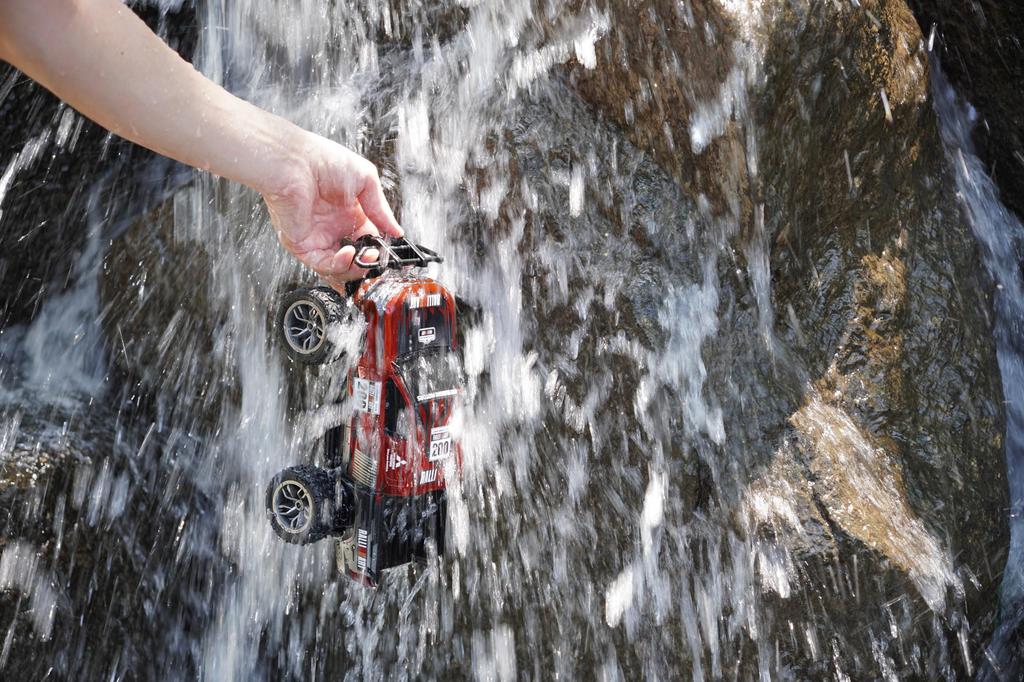 Happinet Scale Mitsubishi Triton Rally Car for Ages 6 and Up 1/20 R/C