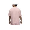 Jordan Flight Essentials Logo Модная удобная повседневная свободная футболка с круглым вырезом и коротким рукавом для мужчин, розовая DZ0605622