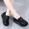 2025 Fashion Spring Autumn Women Flats Platform Loafers Ladies Genuine Leather Comfort Wedge Moccasins