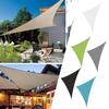 Triangle Sun Shade Sail Waterproof UV Block Sun Shade Canopy Outdoor Awning