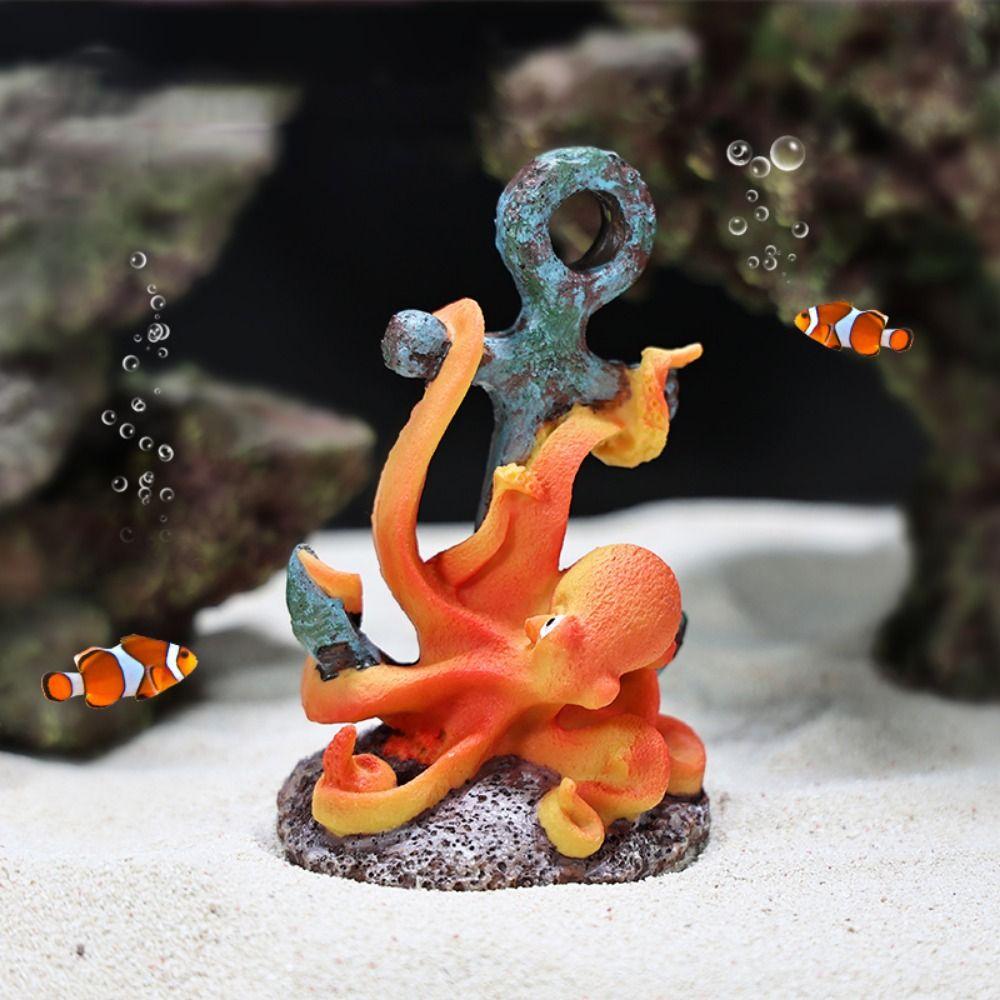 Имитация Коралл Украшения Рыба-клоун Реалистичная Черепаха Ландшафтный дизайн Пещера для укрытия рыб Аквариум