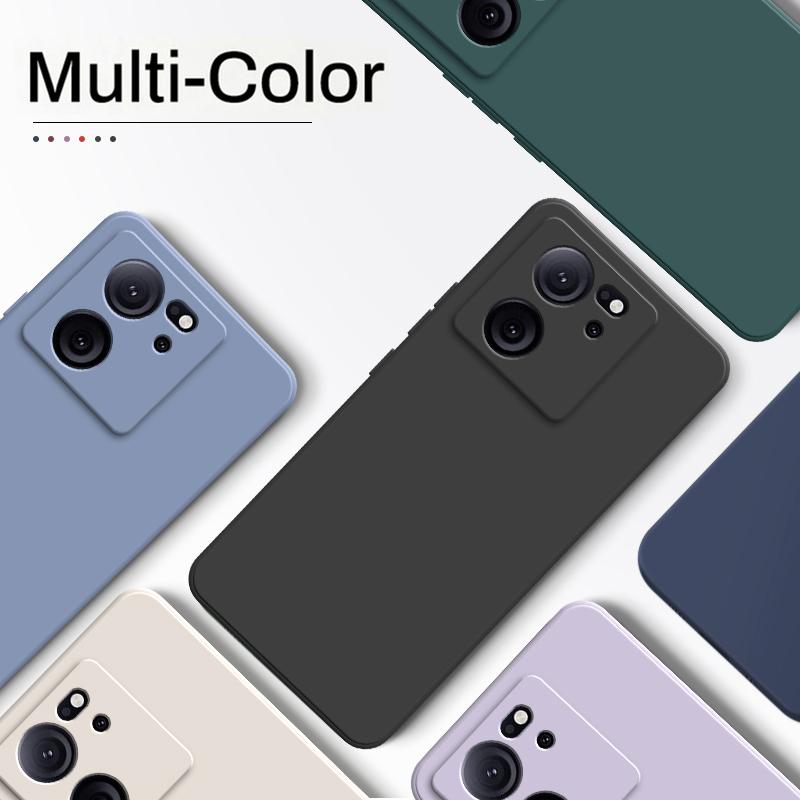 Для Mi 13T Mi13T Pro Чехол Роскошный жидкий силиконовый мягкий чехол для Xiaomi Mi 13T Mi 13 T Pro Mi13T Pro 5G Защитные чехлы для телефонов Fundas