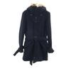 SHAREEF Made In Japan Wool Coat 2 Navy Fur Hood Men's Used