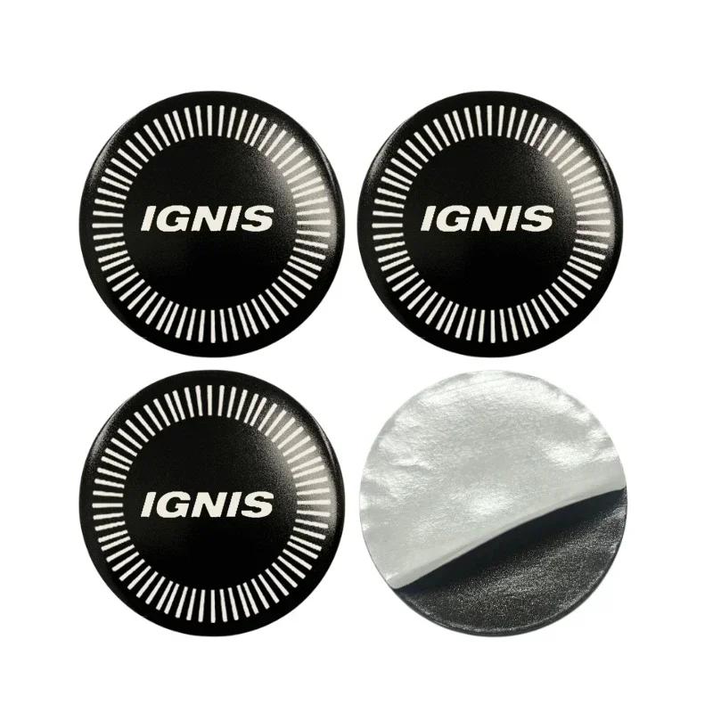 4Pcs 56/60/65mm Alloy Car Wheel Hub Center Caps Stickers For Suzuki IGNIS Logo Emblem Badge Auto Exterior Accessories