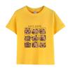 Capybara Kids Summer Cartoon Print T-Shirt 100% Cotton Short Sleeve Crewneck Casual Top for Girls Fashion Tees