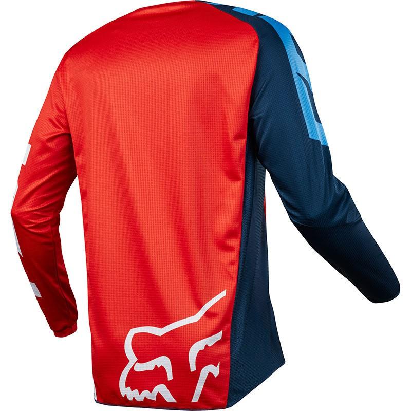 FOX Motocross Riding Shirt Long Sleeve Quick Dry Breathable Jersey Off-Road Motorcycle Cycling Use