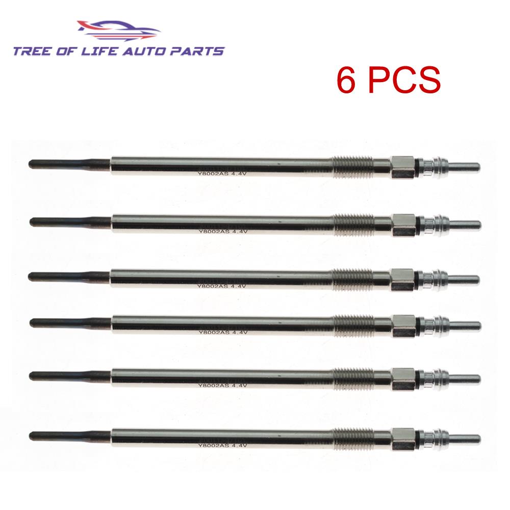 6x 4.4V Свечи накаливания Для Jeep Grand Cherokee Chrysler 300C 3.0 CRD 05175756AA 05175756AA 68102087AA 68102087AB 1597101 1595001