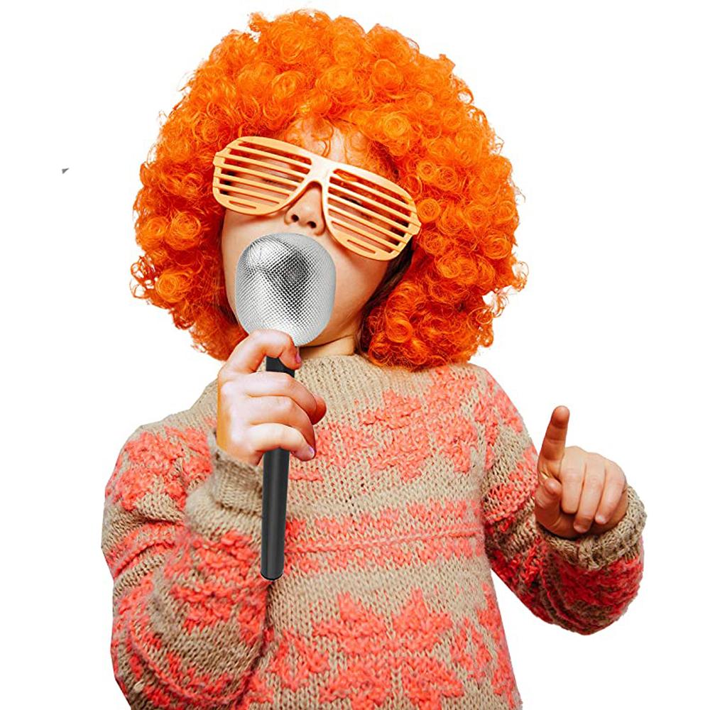 Favor Karaoke Fun Stage Mic Mic Costume Prop Glitter Microphone Fake Microphone Microphone Toy
