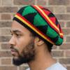 Rainbow Color Jamaican Knitted Hat Crochet Reggae Hat Fashion Hippie Beret  Party