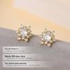 Серьги Banyan Tree S925 Silver Snowflake Diamond - Элегантный дизайн для осени/зимы
