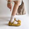 Flat Bottom Shallow Mouth Single Shoes Women's New Spring Versatile Skirt Ballet Mary Jane Shoes