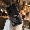 Супер милый чехол для телефона с пандой для Huawei p50 P40 p30 P20 10 9 8 Lite E Pro Plus, черный чехол Etui с рисунком Hoesjes comic fas
