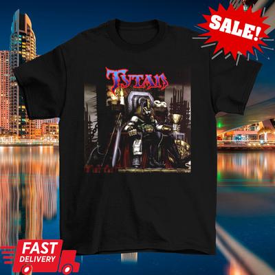 Новая футболка ROUGH JUSTICE Tytan Band Черная Унисекс S-2345XL ND762 Унисекс Футболка
