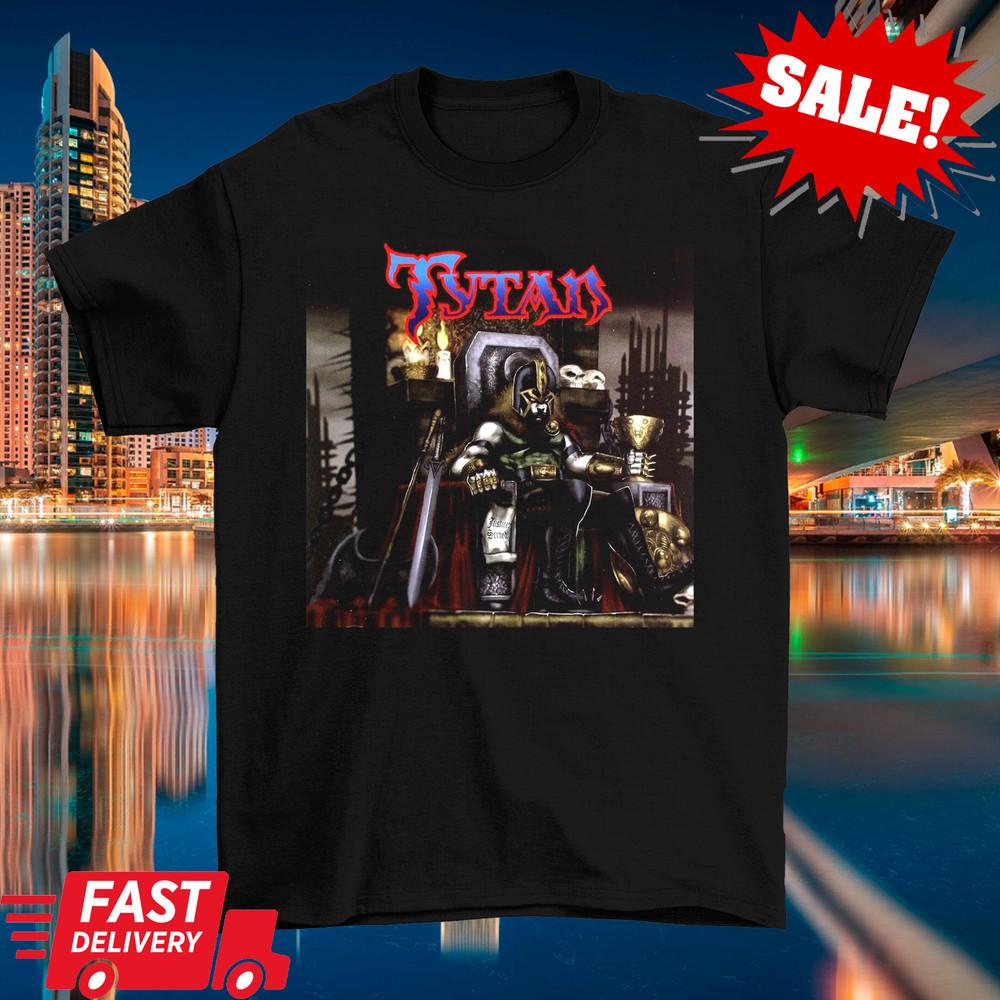 New ROUGH JUSTICE Tytan Band Shirt Black Unisex S-2345XL ND762 Unisex T-Shirt