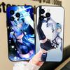 Eula Lawrence Genshin Impact Phone Case For IPhone 17 Air 16 15 14 13 Pro Max 11 12 Black Silicone Cover