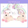 Unicorn Rainbow Fur Toys Cute Cartoon Girls Children Festivals Soothed Doll Gift