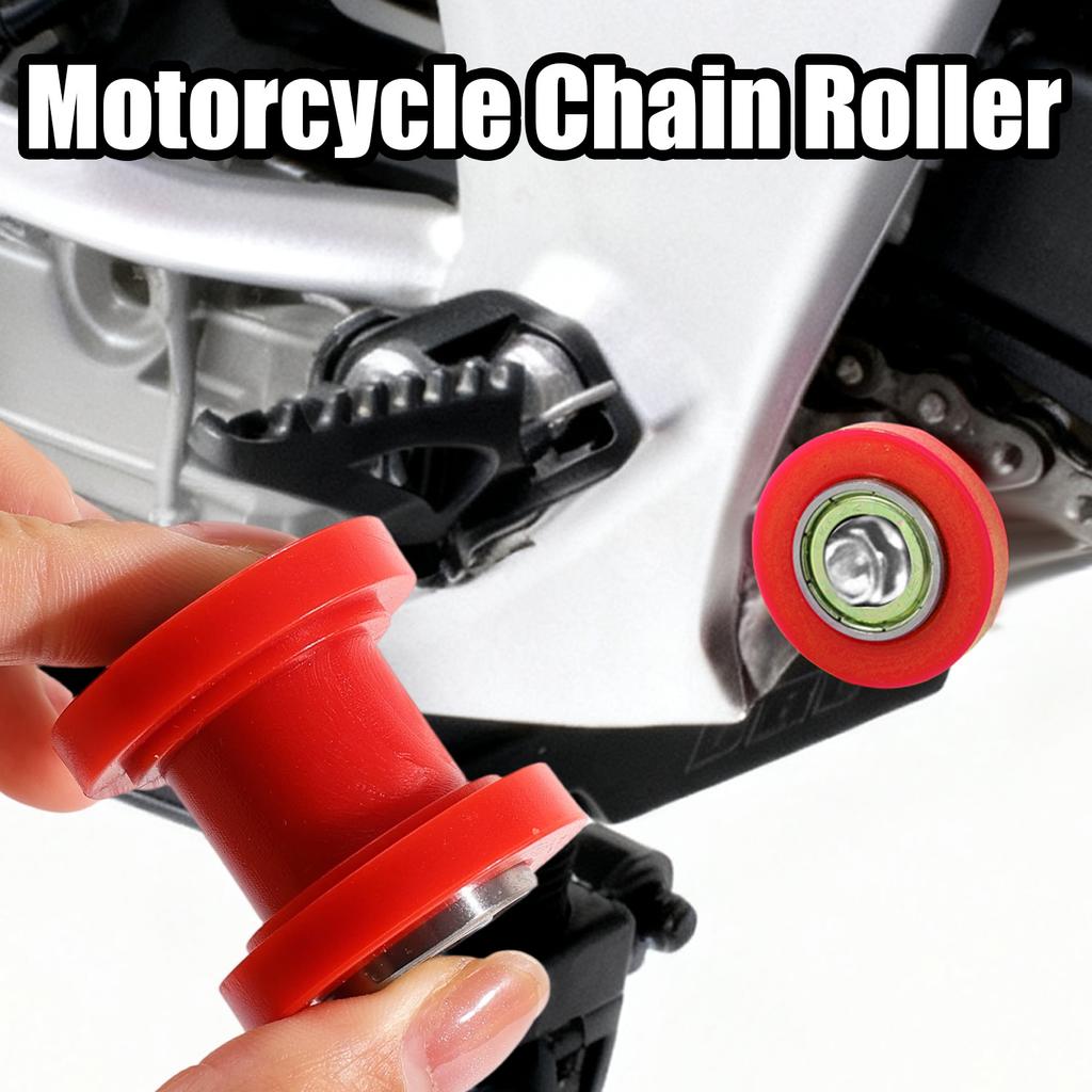 For Enduro Motorcycle Pit Dirt Bike Motocross Accessories 8/10mm Drive Chain Roller Pulley Wheel Slider Tensioner Wheel Guide