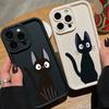 Аниме Чехол для телефона с кошкой Кики для Xiaomi Redmi Note 14 13 12 12S 11 11S 10 9 Pro Plus A5 A3 14C 13C 12C 10C 9C 4G 5G Мягкий чехол
