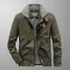 Хлопковое пальто мужское осенне-зимнее утолщенное на овчине хлопковая куртка Вторая мировая война американский ретро