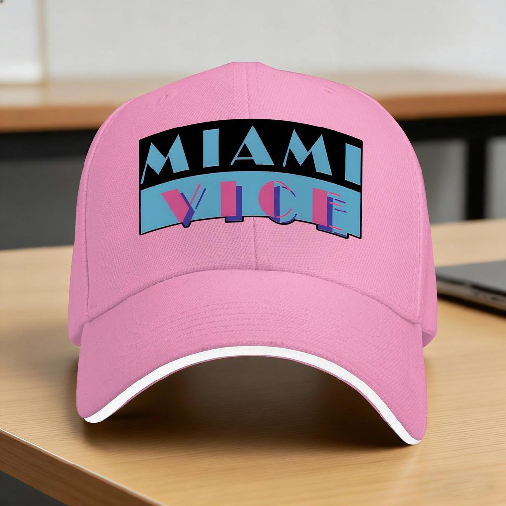 Кепка-тракер Miami Vices Sun Летняя FeУнисекс Унисекс Дизайн Кепка-тракер Дышащая Повседневная Теннис Скейт Бейсболки