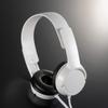 Ohm Electric AudioComm Stereo Headphones H125 White OHM HP-H125N-W 03-2280