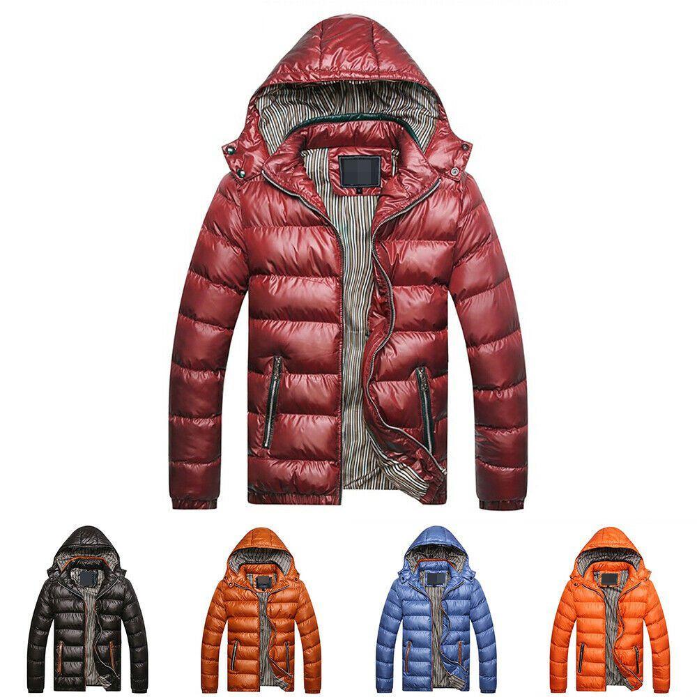 Роскошная мужская зимняя теплая куртка с капюшоном и толстой подкладкой для максимального комфорта