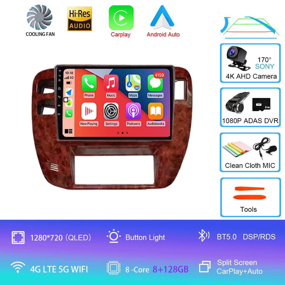 Автомагнитола Android 14 для Nissan Patrol 1997-2005 CarPlay Стерео GPS-навигация Мультимедийный видеоплеер Автомагнитола Аудио 4G