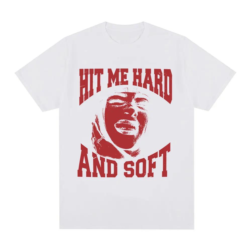 Hit Me Hard and Soft 2026 Tour Футболка Женская Мода Хип-хоп Футболка Харадзюку Повседневная Футболка с коротким рукавом Подарок Фанатам Топы