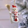 Рождественский снеговик, украшение, плоский акриловый подвесной декор, мультяшный снеговик, праздничная подвеска для рождественской елки, автомобильная дверь
