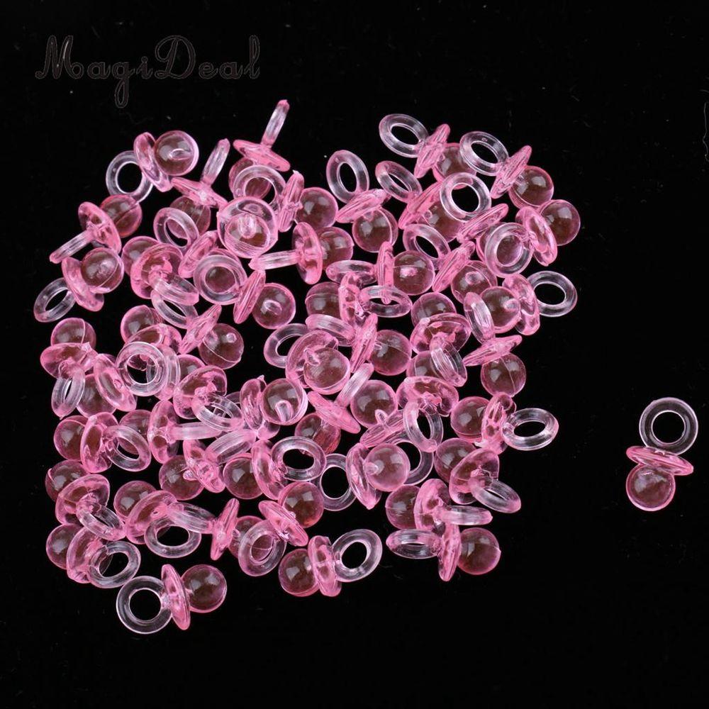 Gift Gender Reveal DIY Table Scatter Party Favors Baby Pacifier Baby Shower Decoration Cake Decor