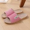 Unisex Cotton Linen Slippers for All Seasons: Spring, Summer, Autumn, Winter