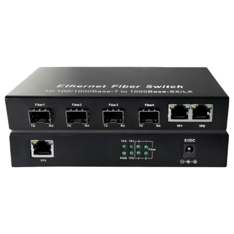 7-портовый гигабитный Ethernet-коммутатор KINGNET KN-G2007-4F