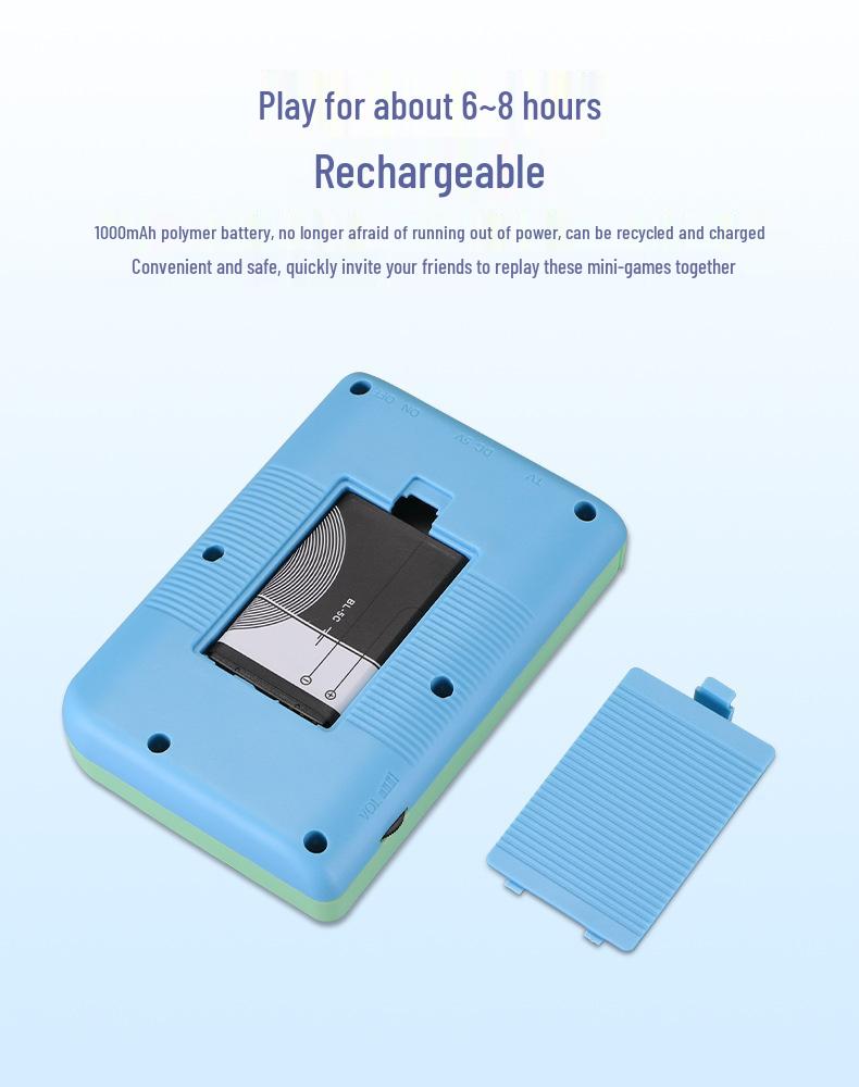 Портативная классическая игровая консоль 500-в-1 - Ностальгический Супер Марио с большим экраном и перезаряжаемой батареей