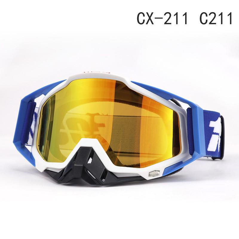 Ветрозащитные мотоциклетные и лыжные очки для использования за границей: 100% Внедорожная езда, катание на природе и защита при скоростном спуске