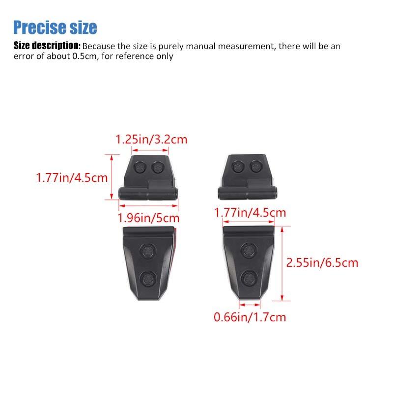 Tailgate Glass Hinges Protective Cover For Suzuki Jimny 2019 Up ABS Car Exterior Accessories