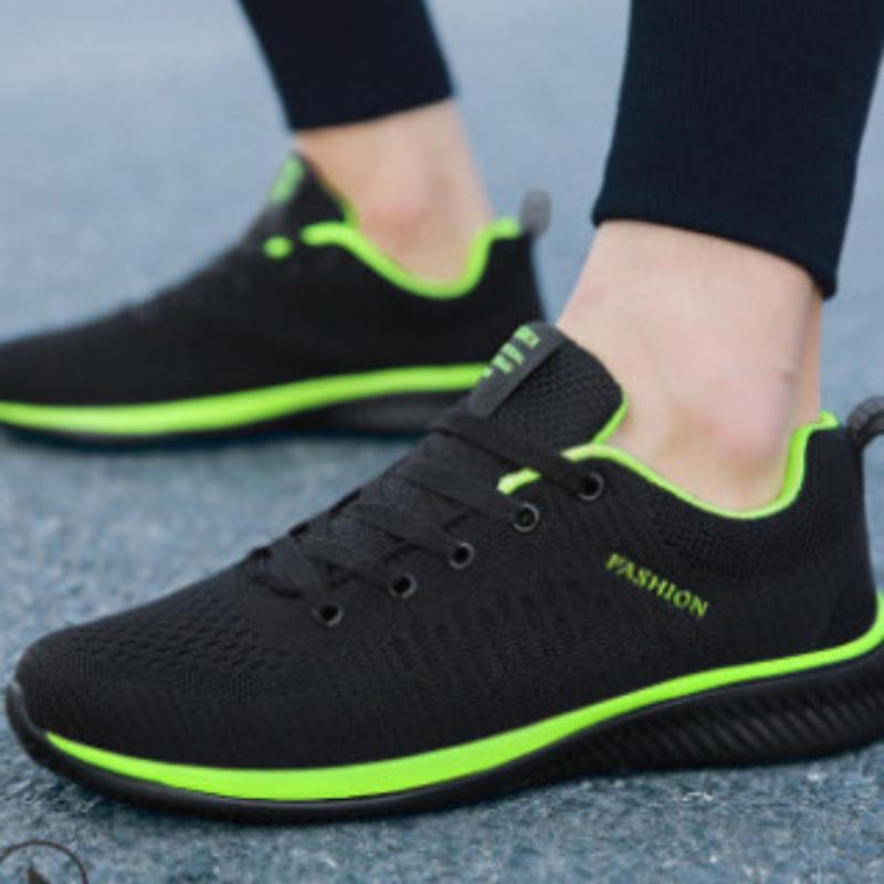 Спортивная обувь для мужчин, кроссовки, черные туфли, повседневные мужские и женские вязаные кроссовки, дышащие спортивные кроссовки для бега и ходьбы